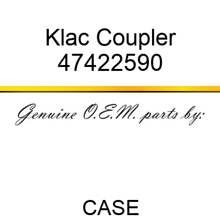 Klac Coupler 47422590