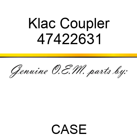 Klac Coupler 47422631