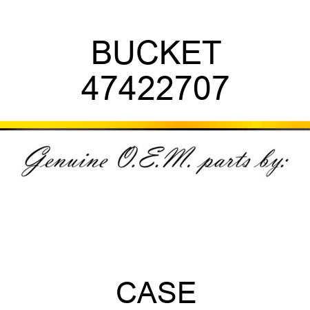 BUCKET 47422707