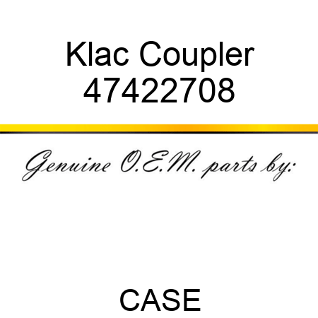 Klac Coupler 47422708