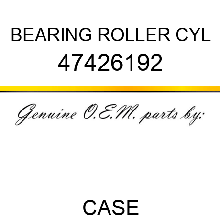 BEARING, ROLLER, CYL 47426192