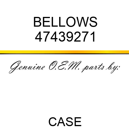 BELLOWS 47439271
