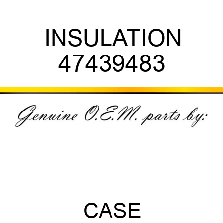 INSULATION 47439483