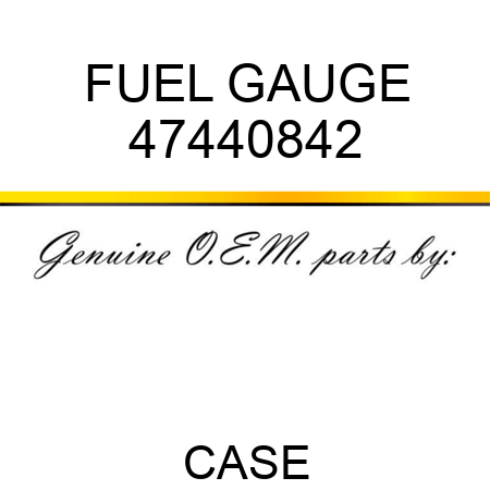 FUEL GAUGE 47440842
