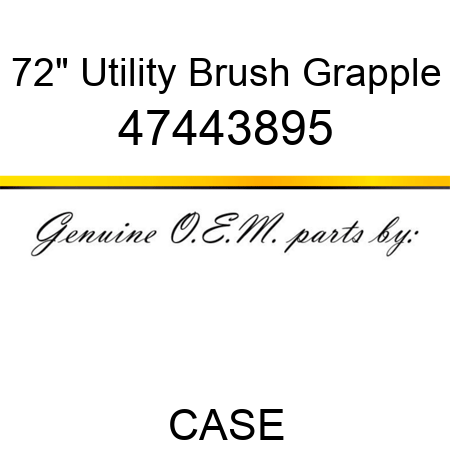 72" Utility Brush Grapple 47443895