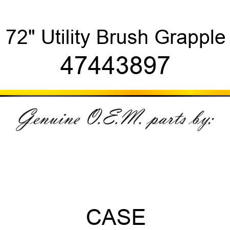72" Utility Brush Grapple 47443897
