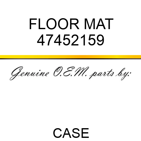 FLOOR MAT 47452159