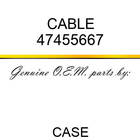 CABLE 47455667