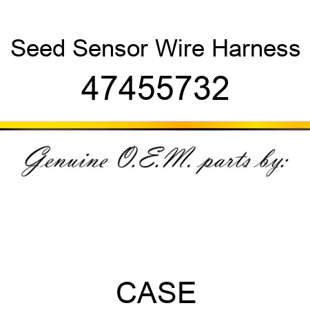 Seed Sensor Wire Harness 47455732