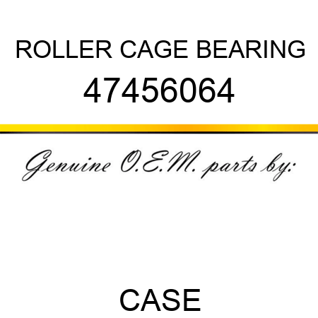 ROLLER CAGE BEARING 47456064