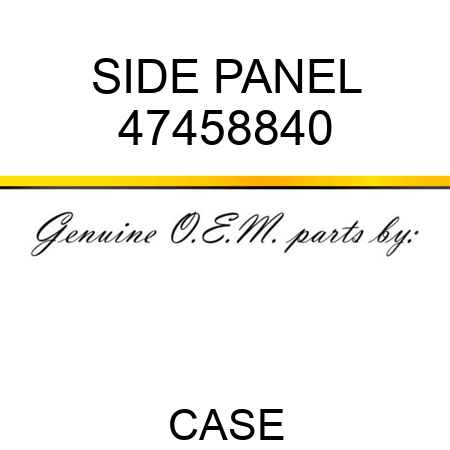 SIDE PANEL 47458840