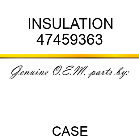 INSULATION 47459363