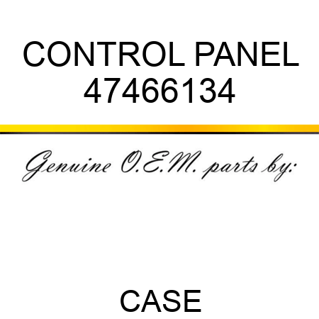 CONTROL PANEL 47466134