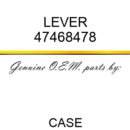 LEVER 47468478