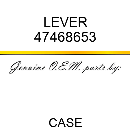 LEVER 47468653