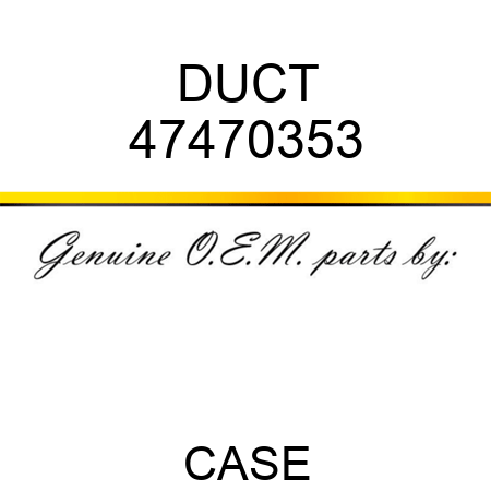 DUCT 47470353
