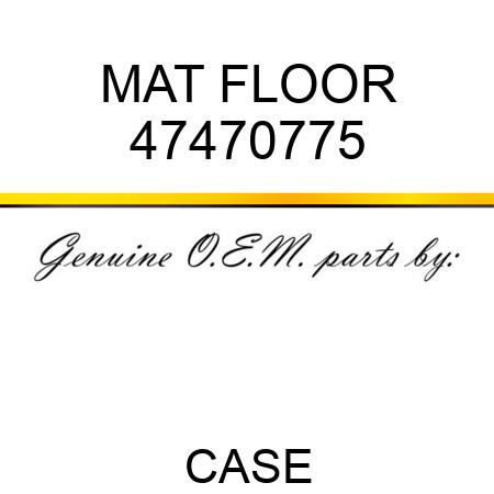 MAT, FLOOR 47470775
