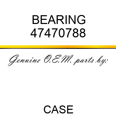 BEARING 47470788