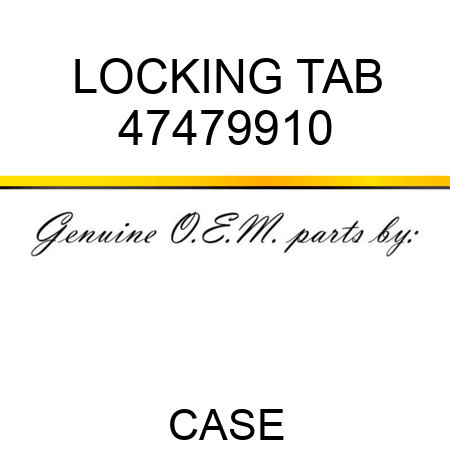 LOCKING TAB 47479910