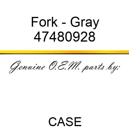 Fork - Gray 47480928