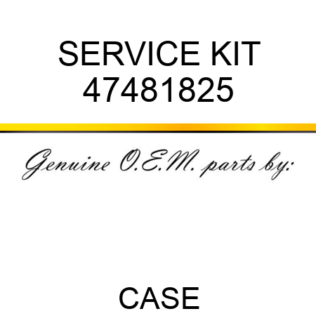 SERVICE KIT 47481825