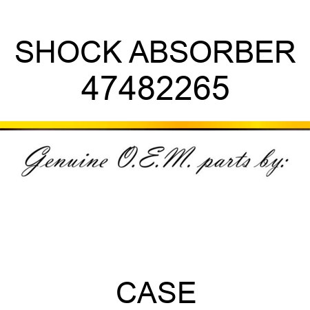 SHOCK ABSORBER 47482265
