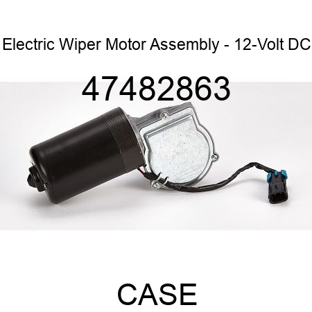 Electric Wiper Motor Assembly - 12-Volt DC 47482863