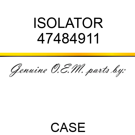 ISOLATOR 47484911
