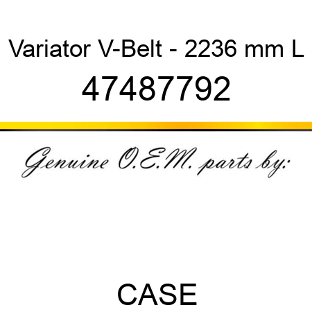 Variator V-Belt - 2236 mm L 47487792