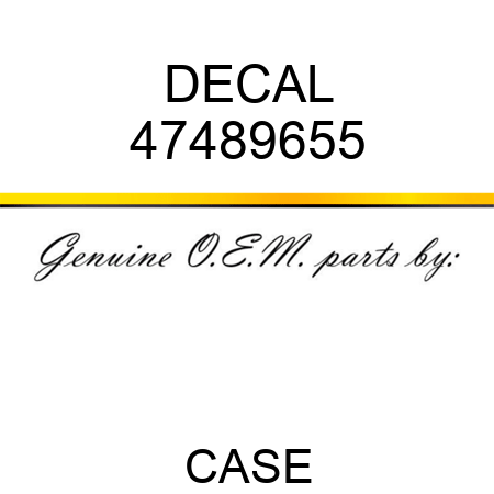 DECAL 47489655