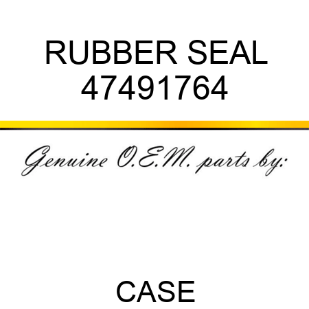 RUBBER SEAL 47491764