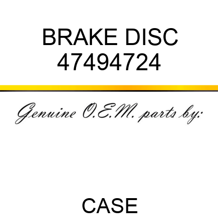 BRAKE DISC 47494724