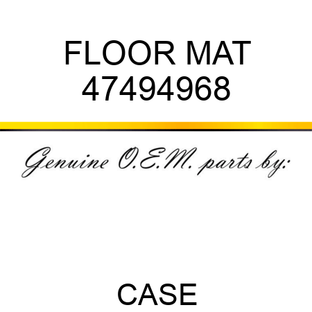 FLOOR MAT 47494968