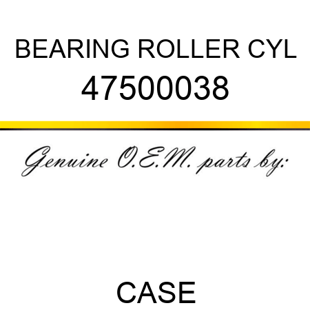 BEARING, ROLLER, CYL 47500038