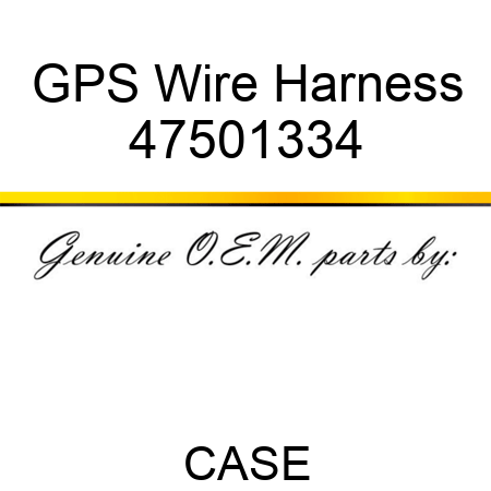 GPS Wire Harness 47501334