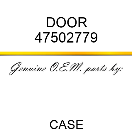 DOOR 47502779