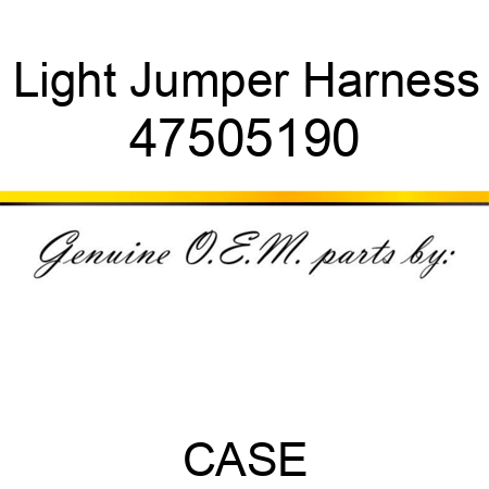 Light Jumper Harness 47505190