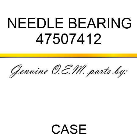 NEEDLE BEARING 47507412