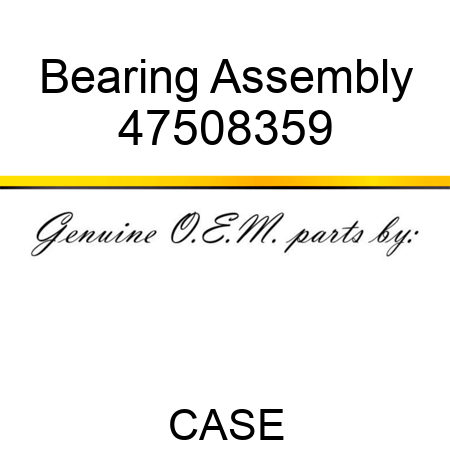 Bearing Assembly 47508359