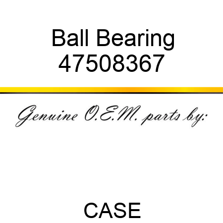 Ball Bearing 47508367