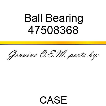 Ball Bearing 47508368