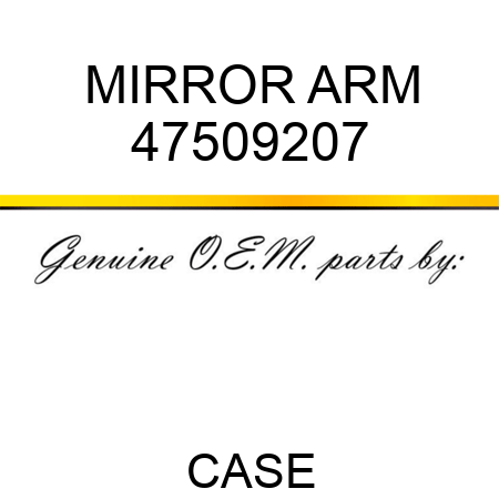 MIRROR ARM 47509207