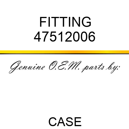 FITTING 47512006