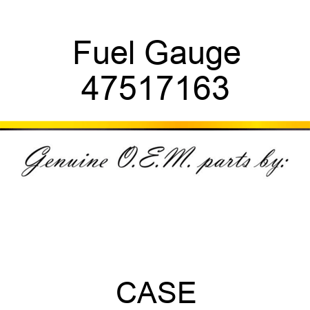 Fuel Gauge 47517163