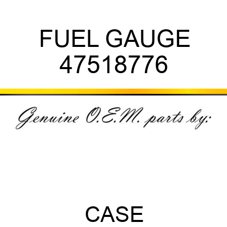 FUEL GAUGE 47518776