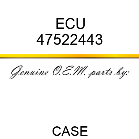 ECU 47522443