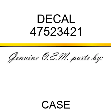 DECAL 47523421