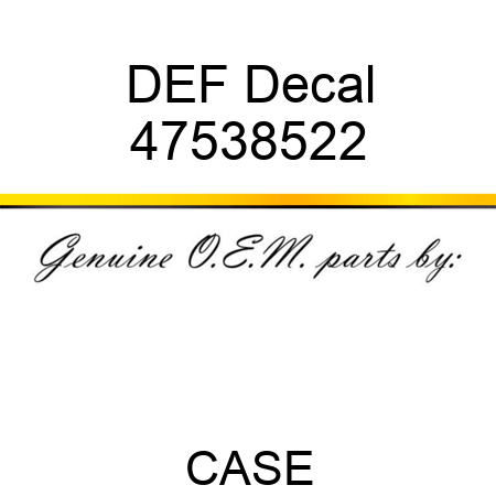 DEF Decal 47538522