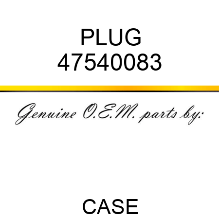 PLUG 47540083