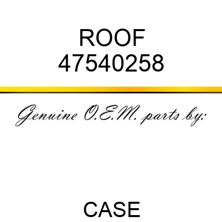 ROOF 47540258